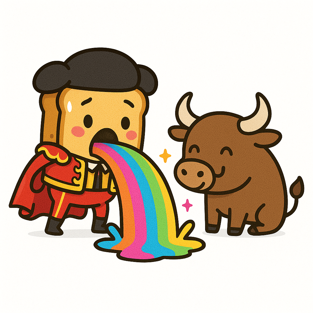 Toast Rainbow Matador